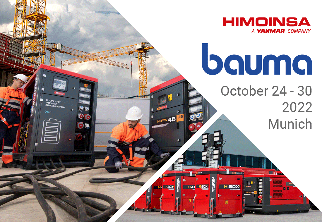 HIMOINSA is committed to electrification and will be unveiling new Power Technology Solutions at Bauma