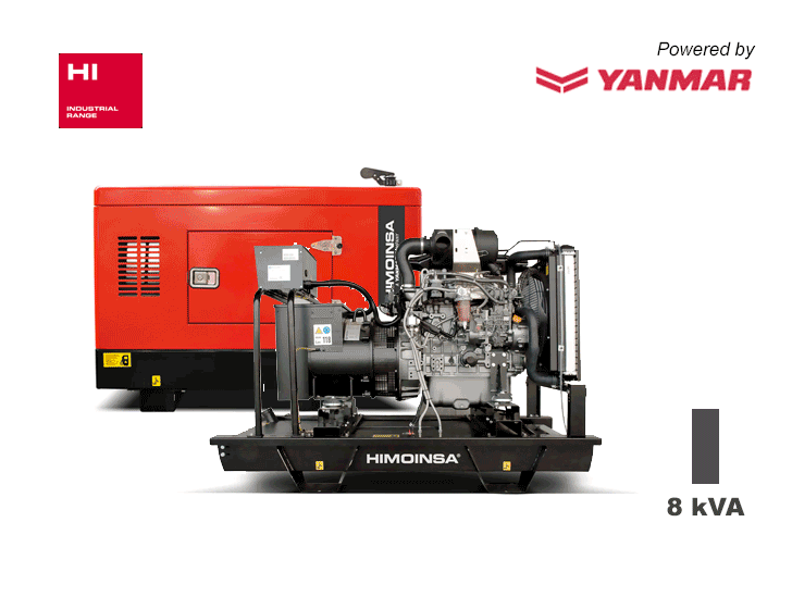 HYW yanmar powered industrial range up to 600kVA